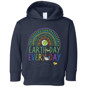 Pretty Earth Day Every Day Rainbow With Trees Earth Day Toddler Hoodie