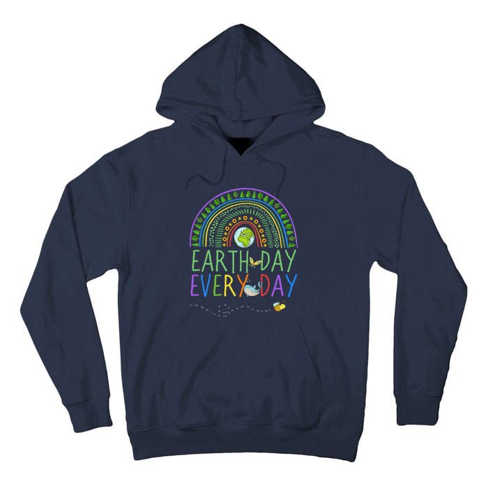 Pretty Earth Day Every Day Rainbow With Trees Earth Day Tall Hoodie