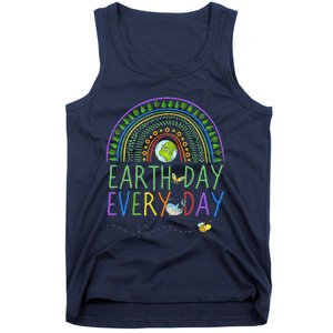 Pretty Earth Day Every Day Rainbow With Trees Earth Day Tank Top