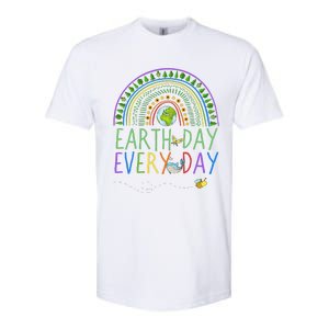 Pretty Earth Day Every Day Rainbow With Trees Earth Day Softstyle CVC T-Shirt