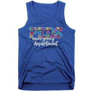 Peds Emergency Departt Doctor Rn Er Pediatric Ed Nurse T Gift Tank Top