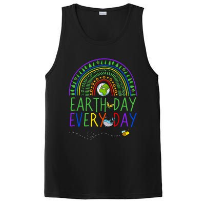 Pretty Earth Day Every Day Rainbow With Trees Earth Day PosiCharge Competitor Tank