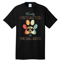 Pickleball Easily Distracted Tall T-Shirt