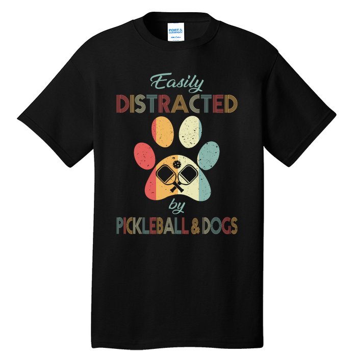 Pickleball Easily Distracted Tall T-Shirt