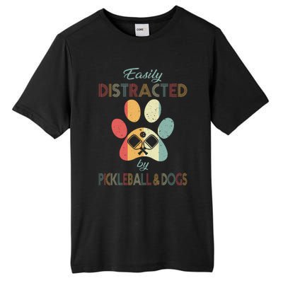 Pickleball Easily Distracted Tall Fusion ChromaSoft Performance T-Shirt