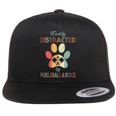 Pickleball Easily Distracted Flatbill Hat