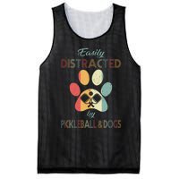 Pickleball Easily Distracted Mesh Reversible Basketball Jersey Tank