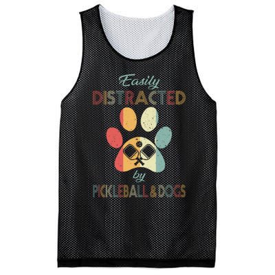 Pickleball Easily Distracted Mesh Reversible Basketball Jersey Tank