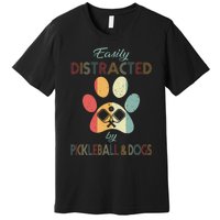 Pickleball Easily Distracted Premium T-Shirt