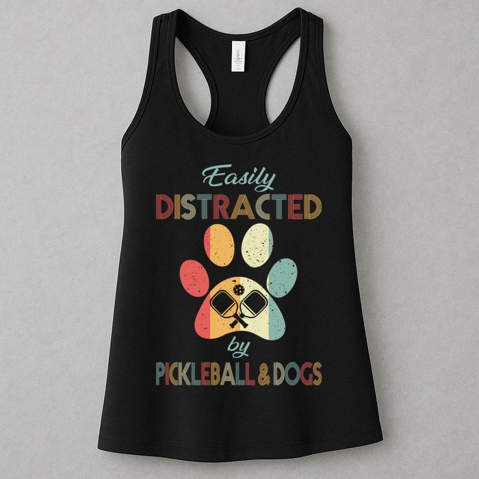 Pickleball Easily Distracted Womens Tank Top