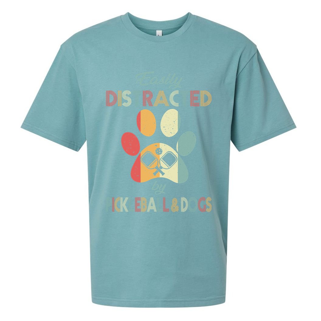 Pickleball Easily Distracted Sueded Cloud Jersey T-Shirt