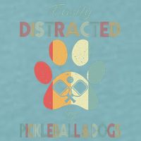 Pickleball Easily Distracted Sueded Cloud Jersey T-Shirt