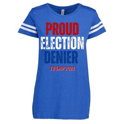 Proud Election Denier GOP Ultra Maga Proud Republican Trump Enza Ladies Jersey Football T-Shirt