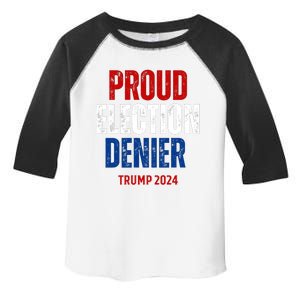 Proud Election Denier GOP Ultra Maga Proud Republican Trump Toddler Fine Jersey T-Shirt