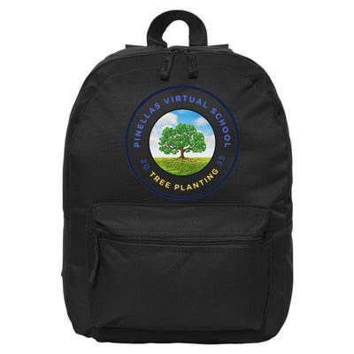 Pvs Earth Day Tree Planting Design Iii 16 in Basic Backpack