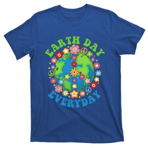 Peace Earth Day Everyday 60s 70s Hippie Retro Environt Gift T-Shirt