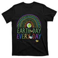 Pretty Earth Day Every Day Rainbow with Trees Earth Day T-Shirt