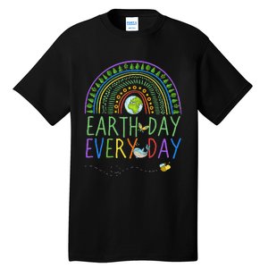 Pretty Earth Day Every Day Rainbow with Trees Earth Day Tall T-Shirt