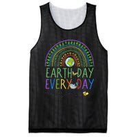 Pretty Earth Day Every Day Rainbow with Trees Earth Day Mesh Reversible Basketball Jersey Tank