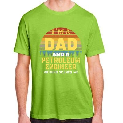 Petroleum Engineer Dad Vintage Gift Adult ChromaSoft Performance T-Shirt