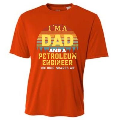 Petroleum Engineer Dad Vintage Gift Cooling Performance Crew T-Shirt