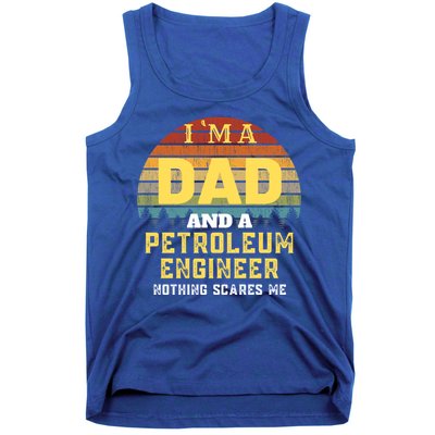 Petroleum Engineer Dad Vintage Gift Tank Top