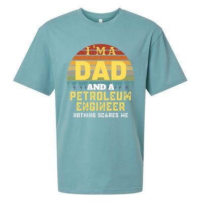 Petroleum Engineer Dad Vintage Gift Sueded Cloud Jersey T-Shirt