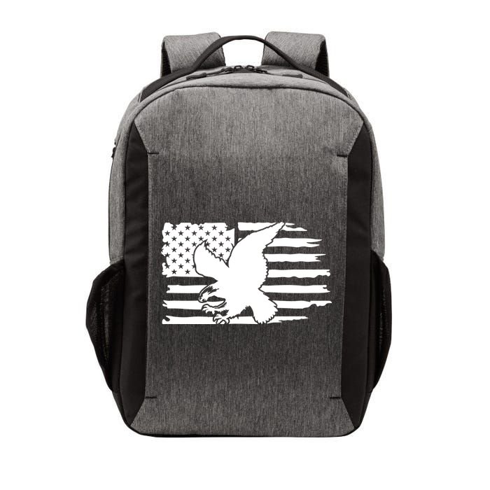 Patriotic Eagle Distress Flag USA Vector Backpack
