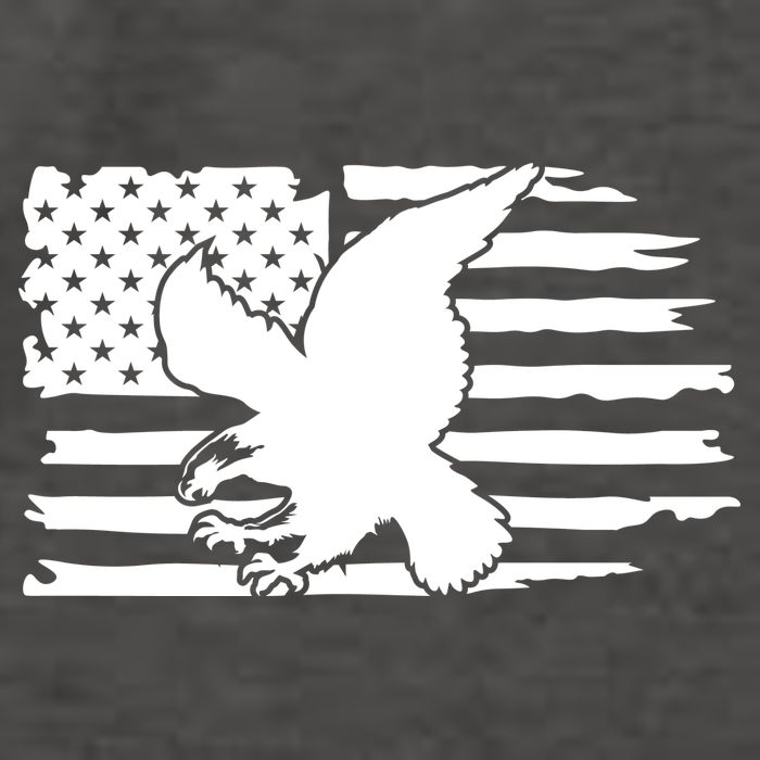 Patriotic Eagle Distress Flag USA Vector Backpack