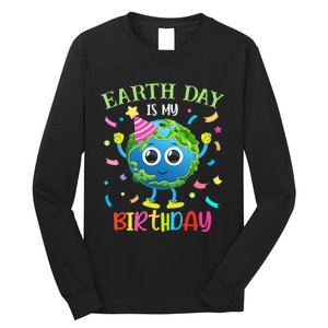 Pro Environment Earth Day is my Birthday Party Long Sleeve Shirt