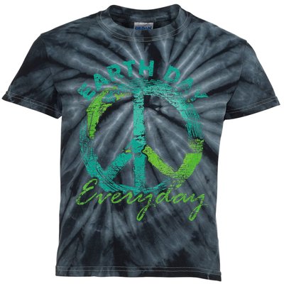 Piece Everyday Earth Day Environment Kids Tie-Dye T-Shirt