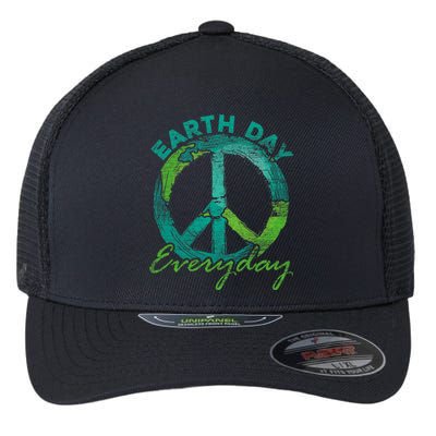 Piece Everyday Earth Day Flexfit Unipanel Trucker Cap