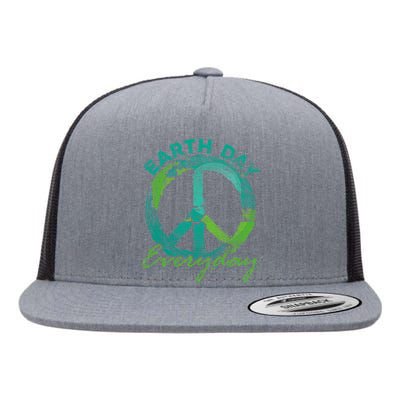 Piece Everyday Earth Day Flat Bill Trucker Hat