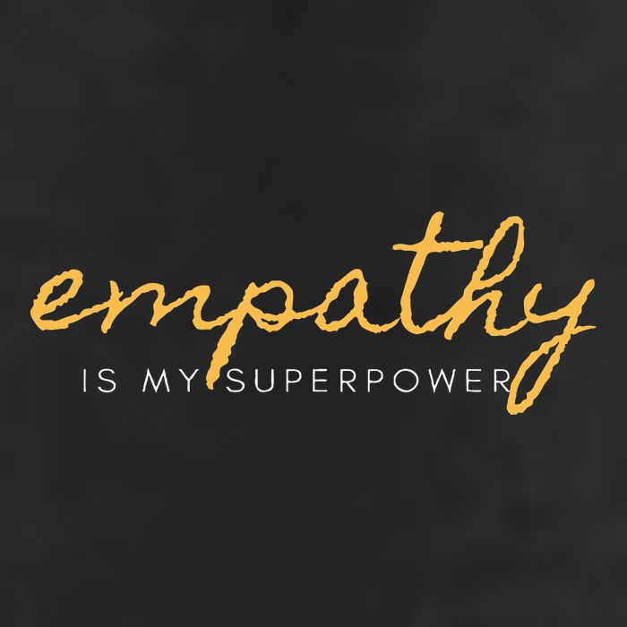 Psychic Empath Empathy Is My Superpower Compassion Chakra Microfiber Hand Towel