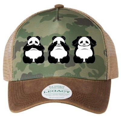 Peek A Boo Panda Legacy Tie Dye Trucker Hat