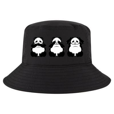 Peek A Boo Panda Cool Comfort Performance Bucket Hat