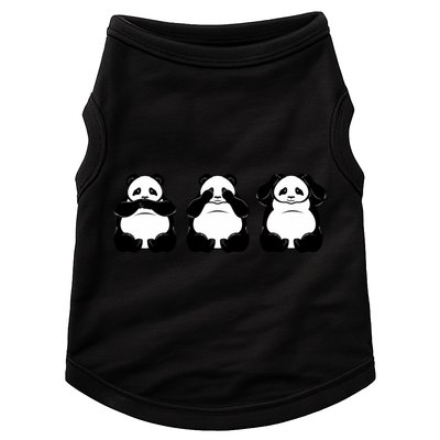Peek A Boo Panda Doggie Tank