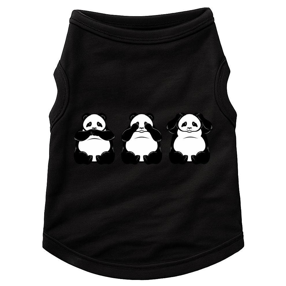 Peek A Boo Panda Doggie Tank
