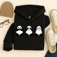Peek A Boo Panda Hoodie