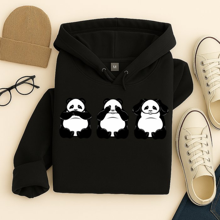 Peek A Boo Panda Hoodie