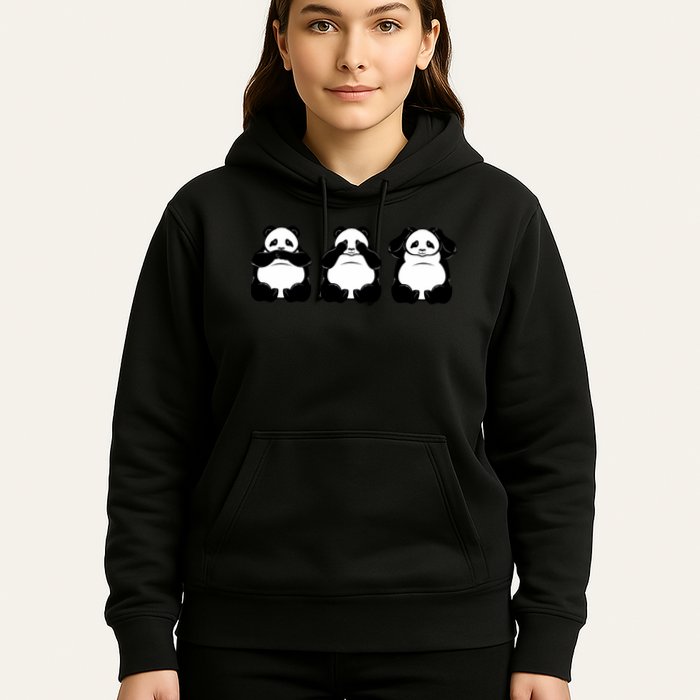 Peek A Boo Panda Hoodie