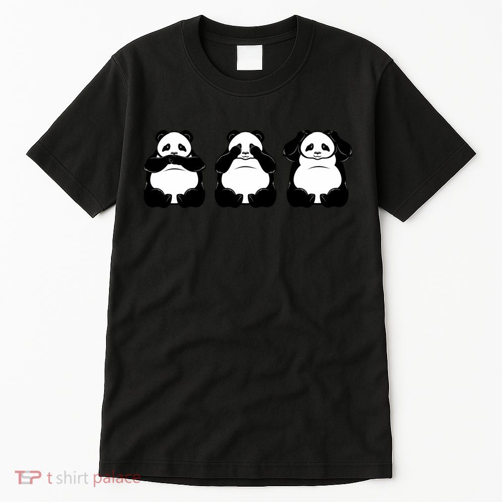 Peek A Boo Panda Tall T-Shirt