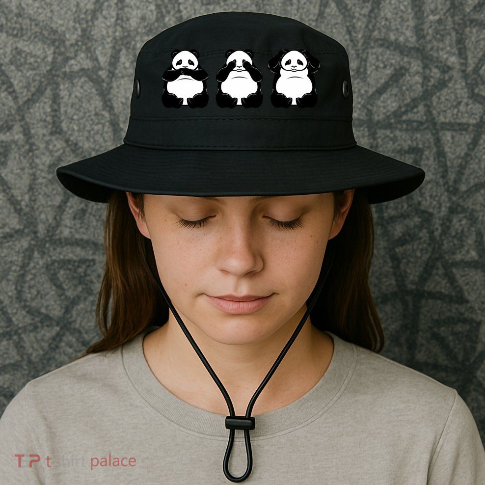 Peek A Boo Panda Bucket Hat
