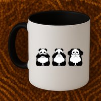 Peek A Boo Panda Mug