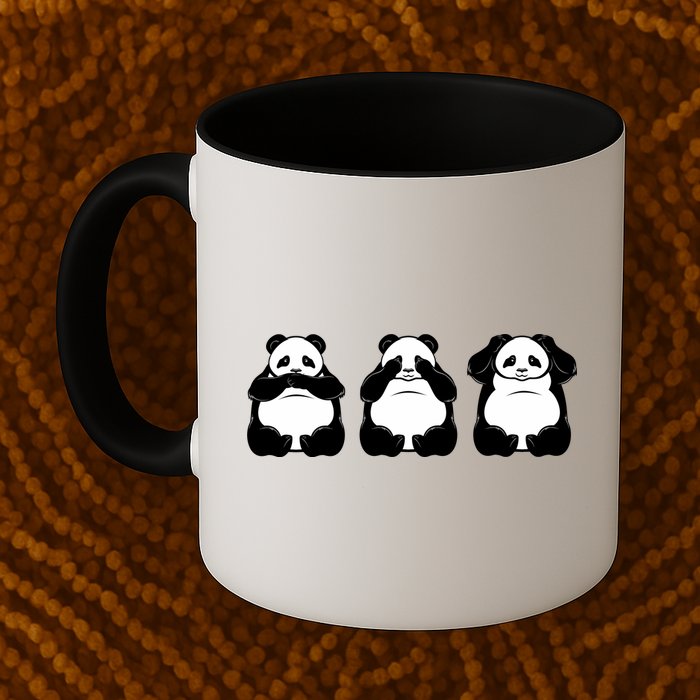 Peek A Boo Panda Mug