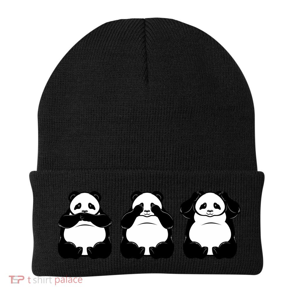 Peek A Boo Panda Beanie