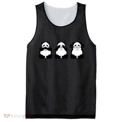 Peek A Boo Panda Mesh Reversible Basketball Jersey Tank