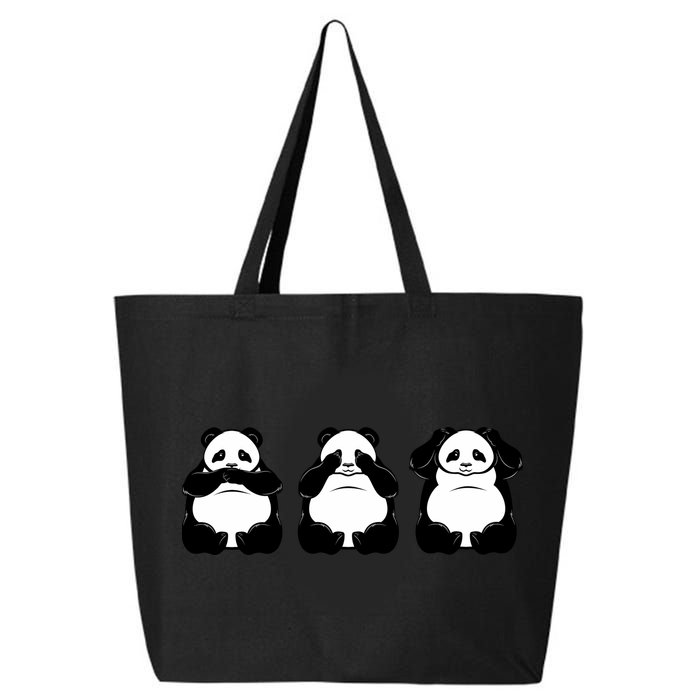 Peek A Boo Panda 25L Jumbo Tote