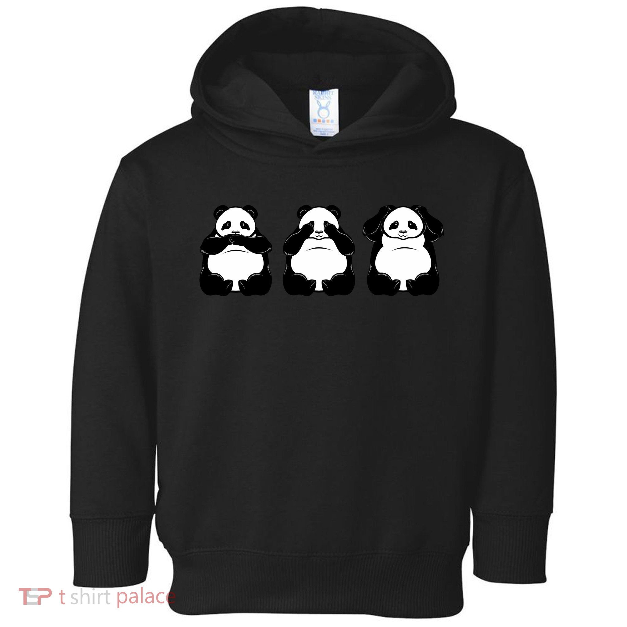 Peek A Boo Panda Toddler Hoodie