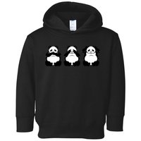 Peek A Boo Panda Toddler Hoodie
